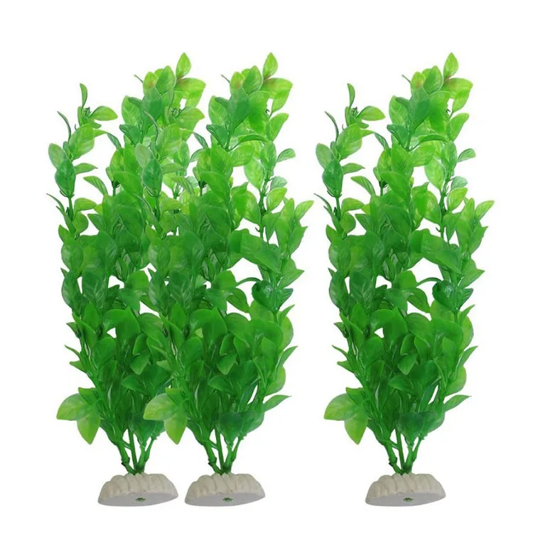 Pet Plastic Plants artificial water grass for Fish Tank Decorations Large Aquarium Decor and Accessories