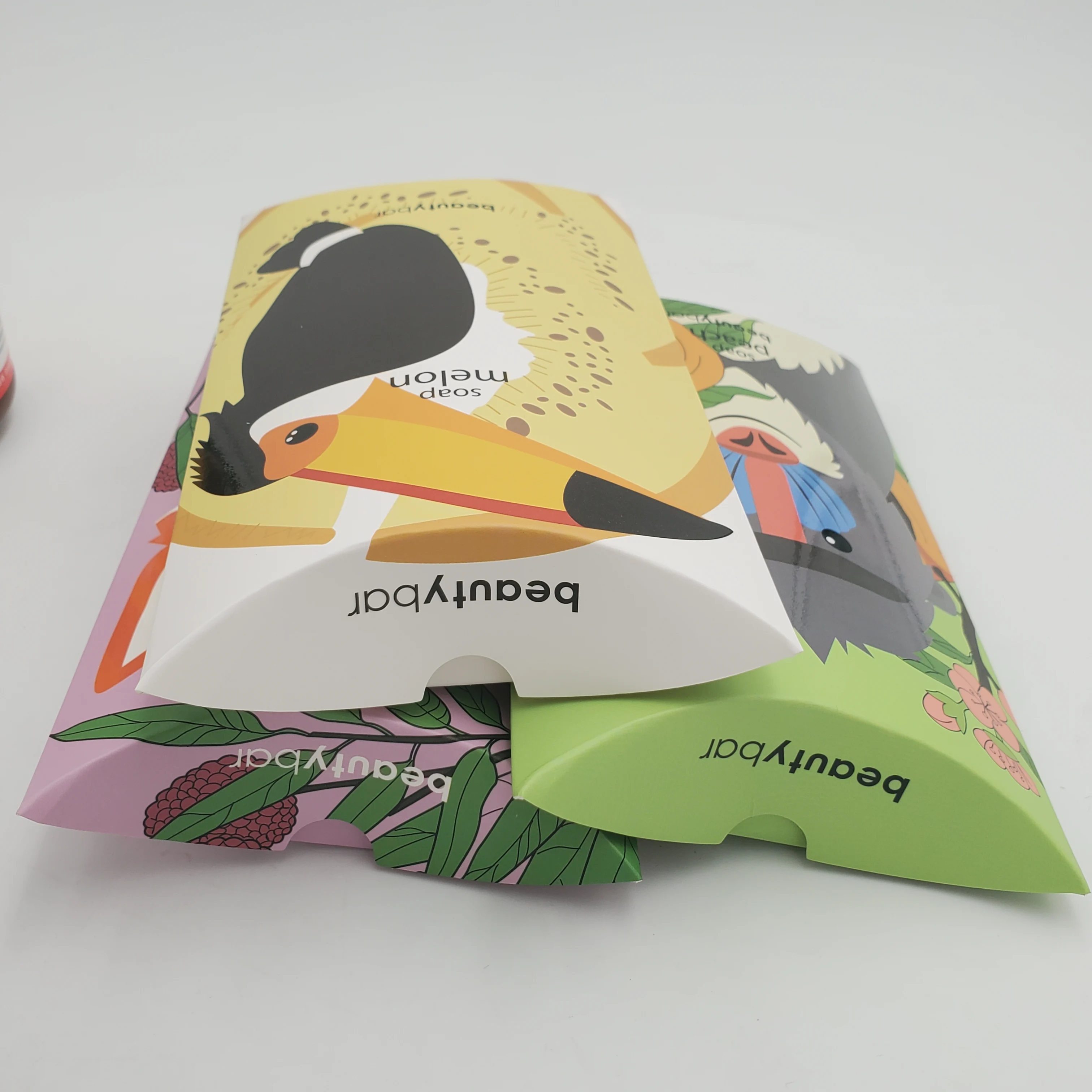 Manufactory Luxury  Cheap price soap/sponge custom cardboard paper package special shape  box/boxes