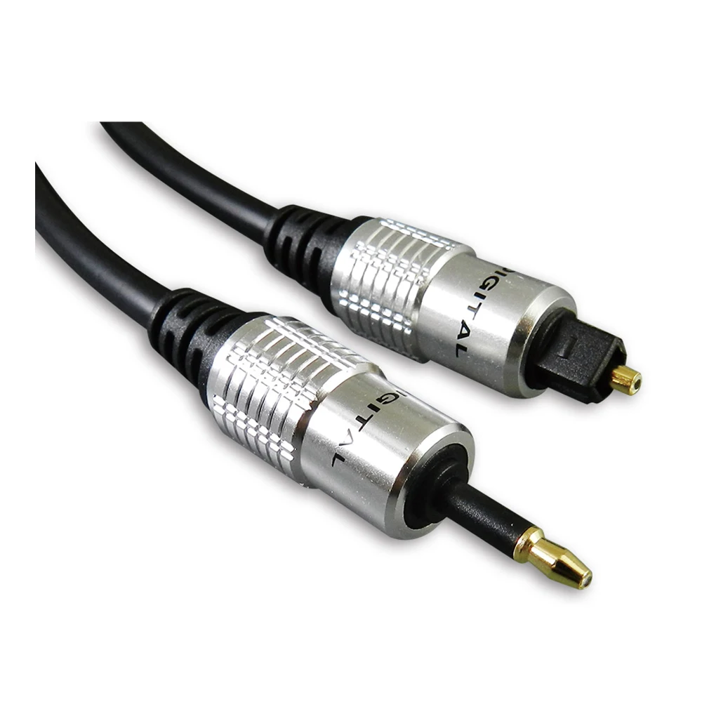 Hot Sale Professional Production Amber S/PDIF Optical Digital Audio Cable,mini Toslink to Toslink