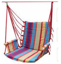 Outdoor And Indoor Folding Hanging Stripes Hammock Swing Chair With Stand Rope Camping In Garden Patio Bedroom Gazebo
