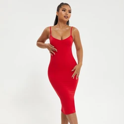 2022 OEM Low Moq Full Slip Spaghetti Strap Women Sexy Soft Basic Stretchy Slips Undergarment Nightwear Camisole Chemise Dress