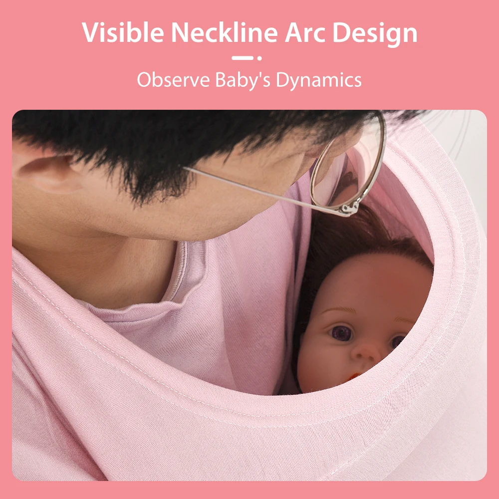 Ultra Soft Breastfeeding Cover Modal Elastic Baby Nursing Cover