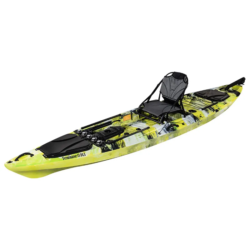Inflatable Kayak Boats Inflable hdpe Sport Kayak 1 Person can  surfing Crusing  Fishing with 3.1 - 4m