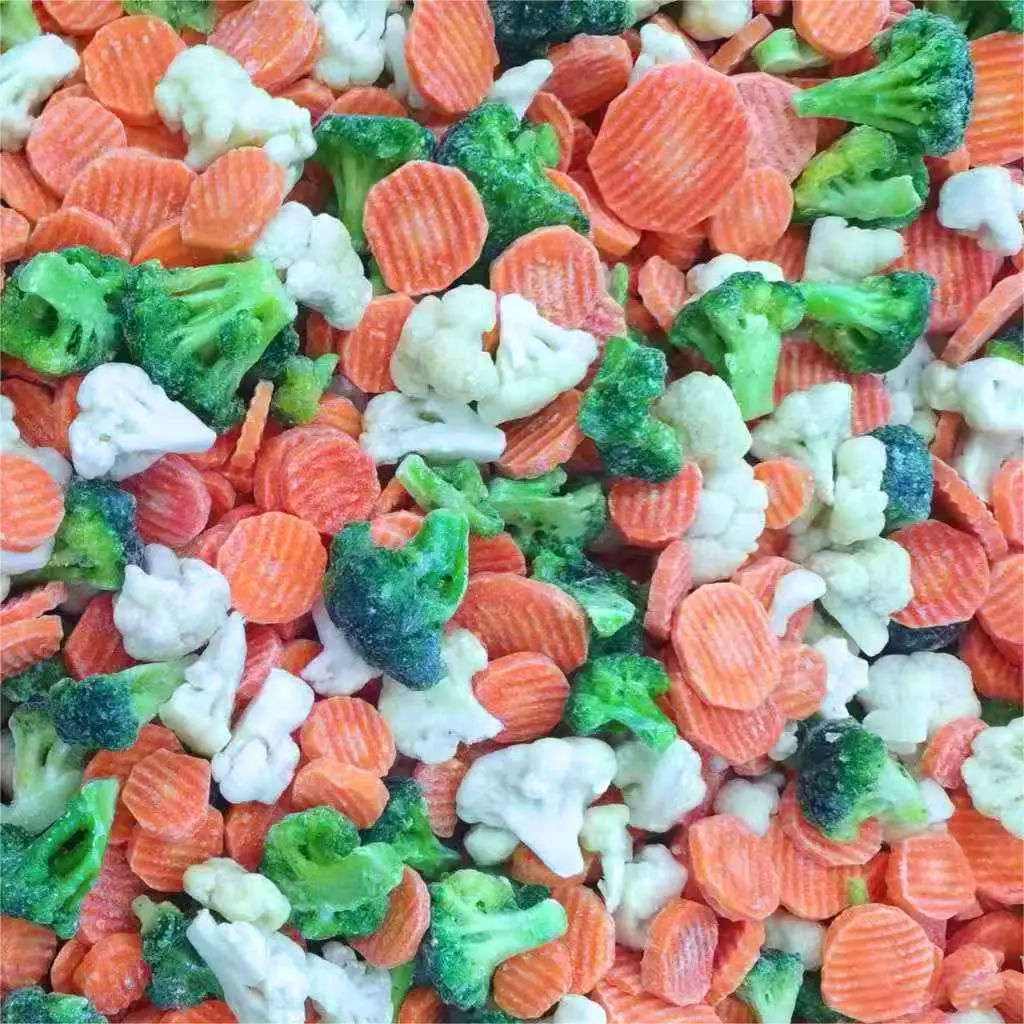 mixed vegetables broccoli white cauliflower carrot slices frozen mixed california