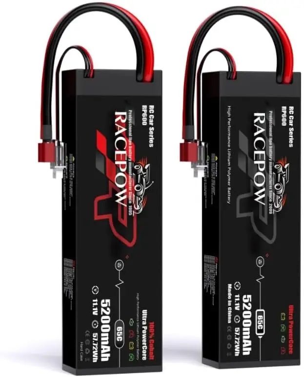Racepow 2s 3s 4sRc Car Battery Lipo Hard Case Pack 100c 7.4v 11.1v 14.8v 5000mAh 6000mAh 7000mAh Model Hobby Akku Bateria