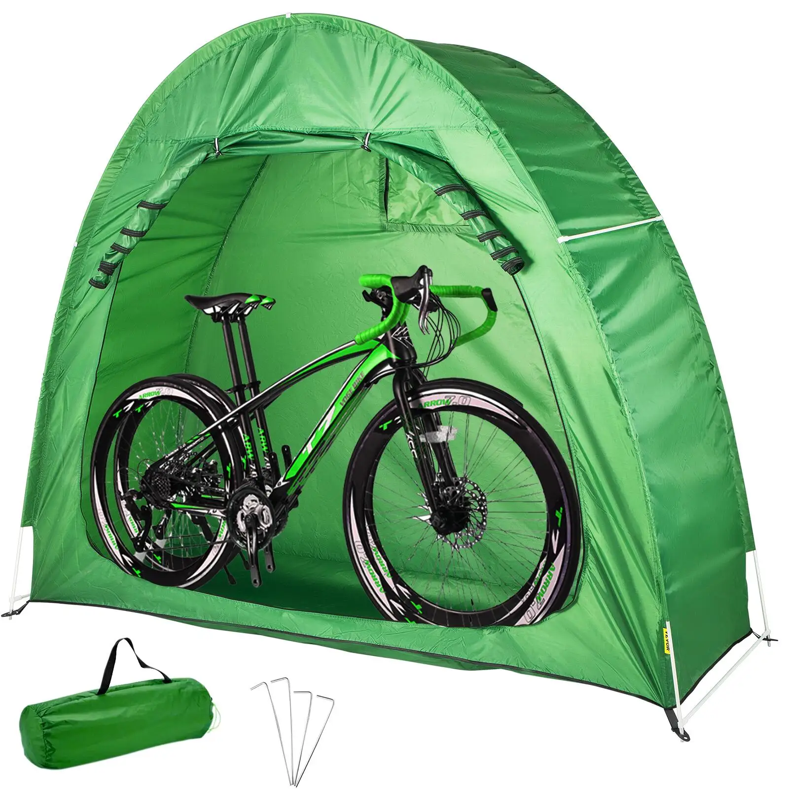 Outside storage Bike Tent for Mountain Bike, Road Bike, Rainproof & Sun block carport