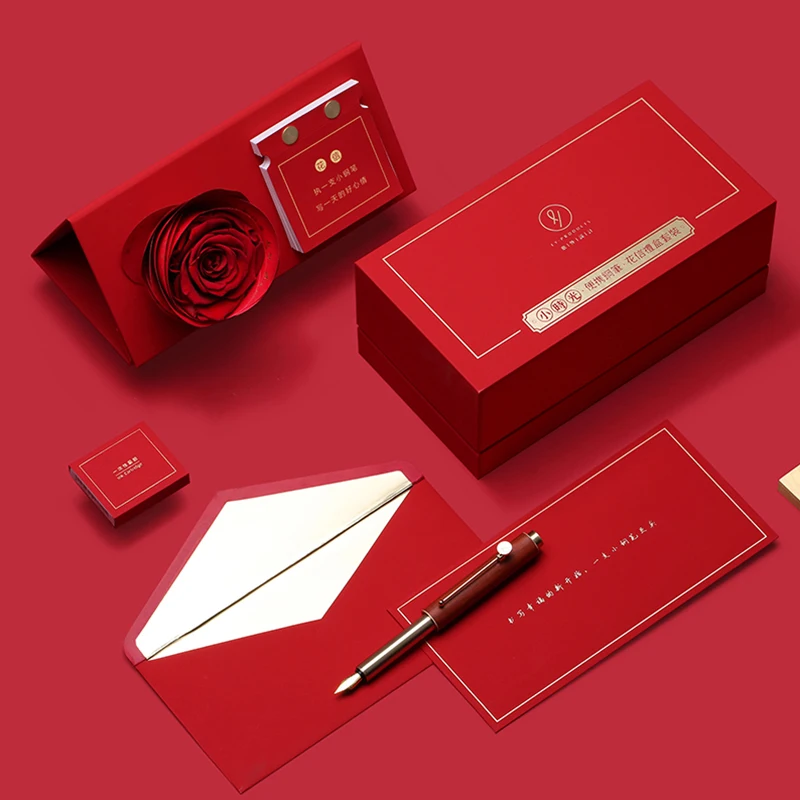 Luxury Wooden Novelty Pen Retro Immortal Exclusive Customization Gift Fountain Pen For Anniversary Christmas Birthday Graduation