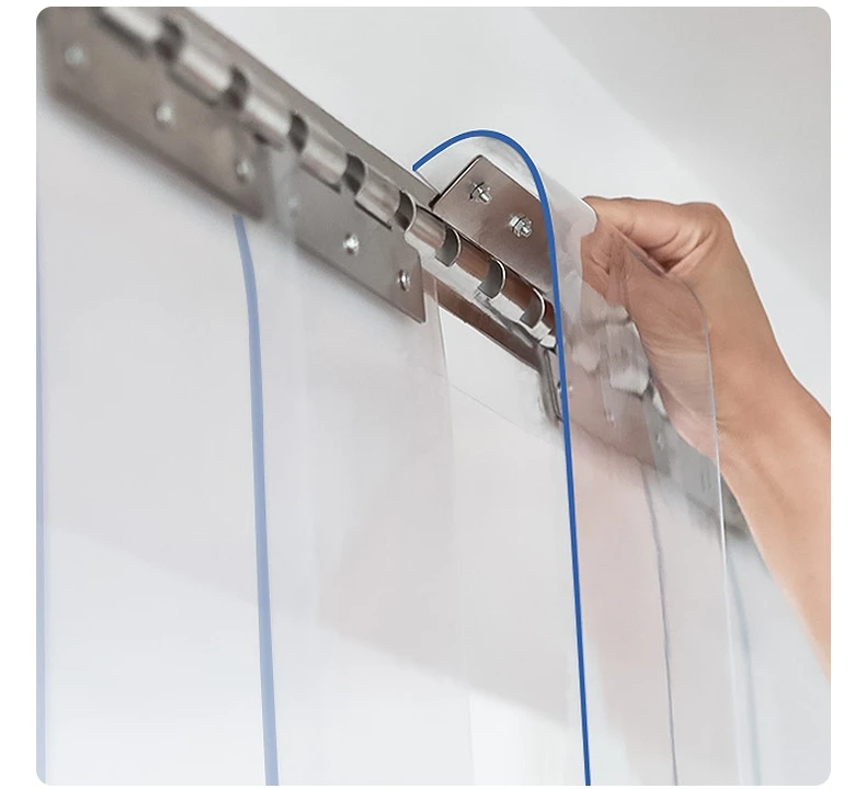 Низкая температура холодной комнаты ПВХ дверная занавеска 50 м рулон 200 300 Гибкая Антистатическая зеленая Синяя Прозрачная Промышленная лента