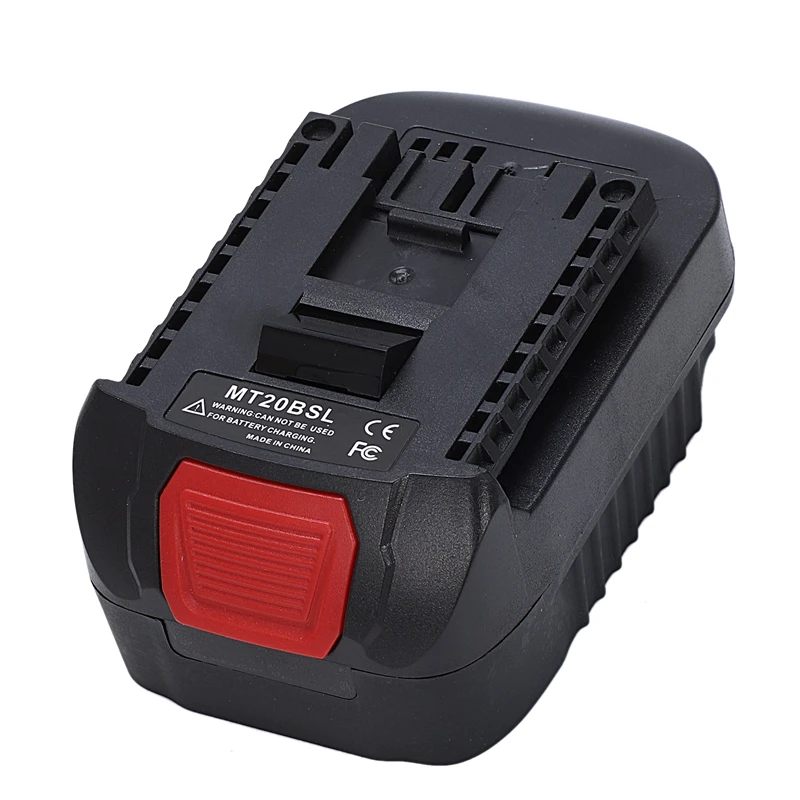 MT20BSL Battery Adapter for Makitas / Boschs power tool battery compatible with BL1830 BL1850 BL1860 18V Li-ion battery