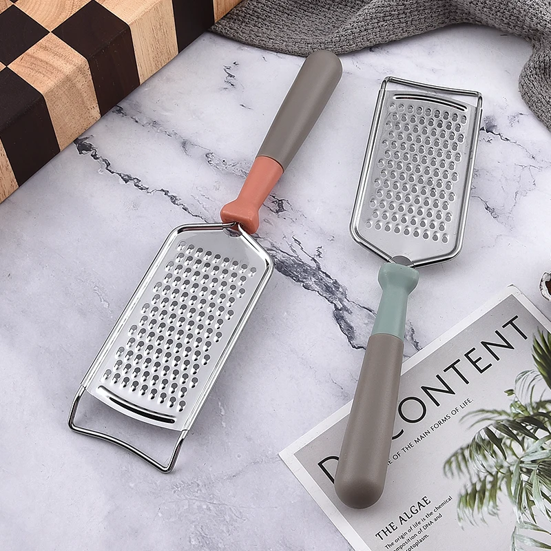 wholesale Stainless Steel plastic handle Vegetable Skin Peeler for Kitchen Creative grater Ginger grinder cheese Ginger mill