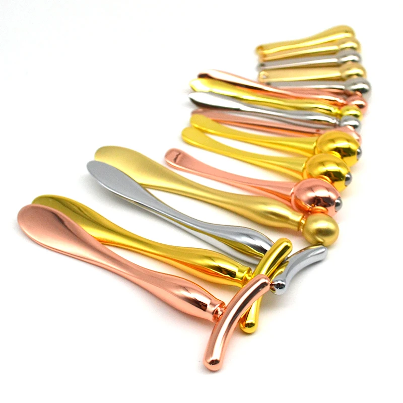 
Cheap Price Metal Makeup Cream Spoon Cosmetic Face Spatula 