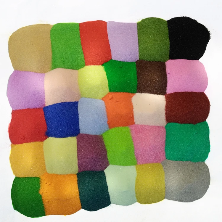 China Factory Color Sand Manufacturers Supply Natural Dyed Colorful Sand Multiple Colors