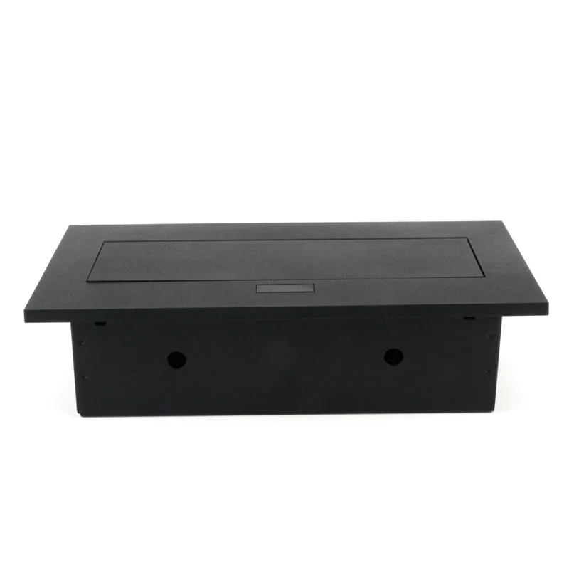 Customize EU power Hidden mounted desktop table damped  socket Office Table Outlet Grounded Extension EU Plug outlet