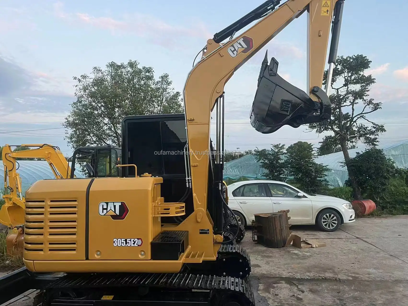 Экскаватор б/у CAT 305.5E2 с бульдозером и резиновыми гусеницами Лидер продаж мини-экскаватор 304 305.5E 306E 308C