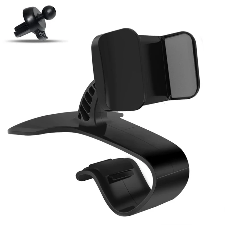 Universal Car Phone Clip Holder Firmly Grip Never Slip Ultra Stable Dashboard Cell Phone Mount for Car Dash Fit for All iPhone