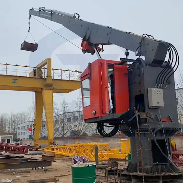 quality assurance marine crane 150t marine boat crane for sea rescue