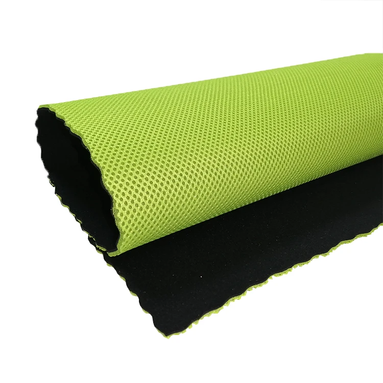 Custom Recycle Odorless Colorful Elastic 3mm Black Sublimation Mesh Neoprene Fabric Printing