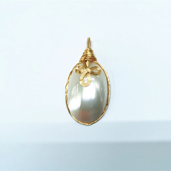 
Big Size 20-25mm AA Natural Mabe Pearl Pendant Half Round Charm Mabe South Sea Pearl Pendant 