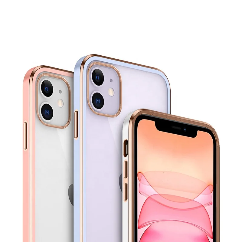 Новейший дизайн хромированный телефонный чехол 6D для iPhone 12 MINI гальванизированный 11 13 Pro Max XR