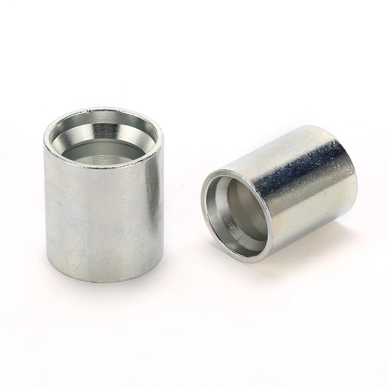 Galvanized Steel Ferrule For SAE 100R2/2SN Hose Hydraulic Socket