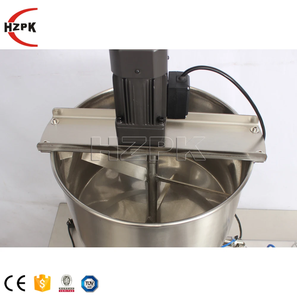 HZPK semi automatic chili sauce peanut butter olive oil cream jars lubricant bottle paste filling machines