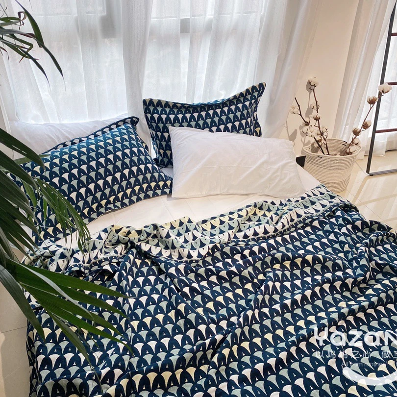 Custom Hot Sale 100% Cotton fabric fitted bed cotton sheets