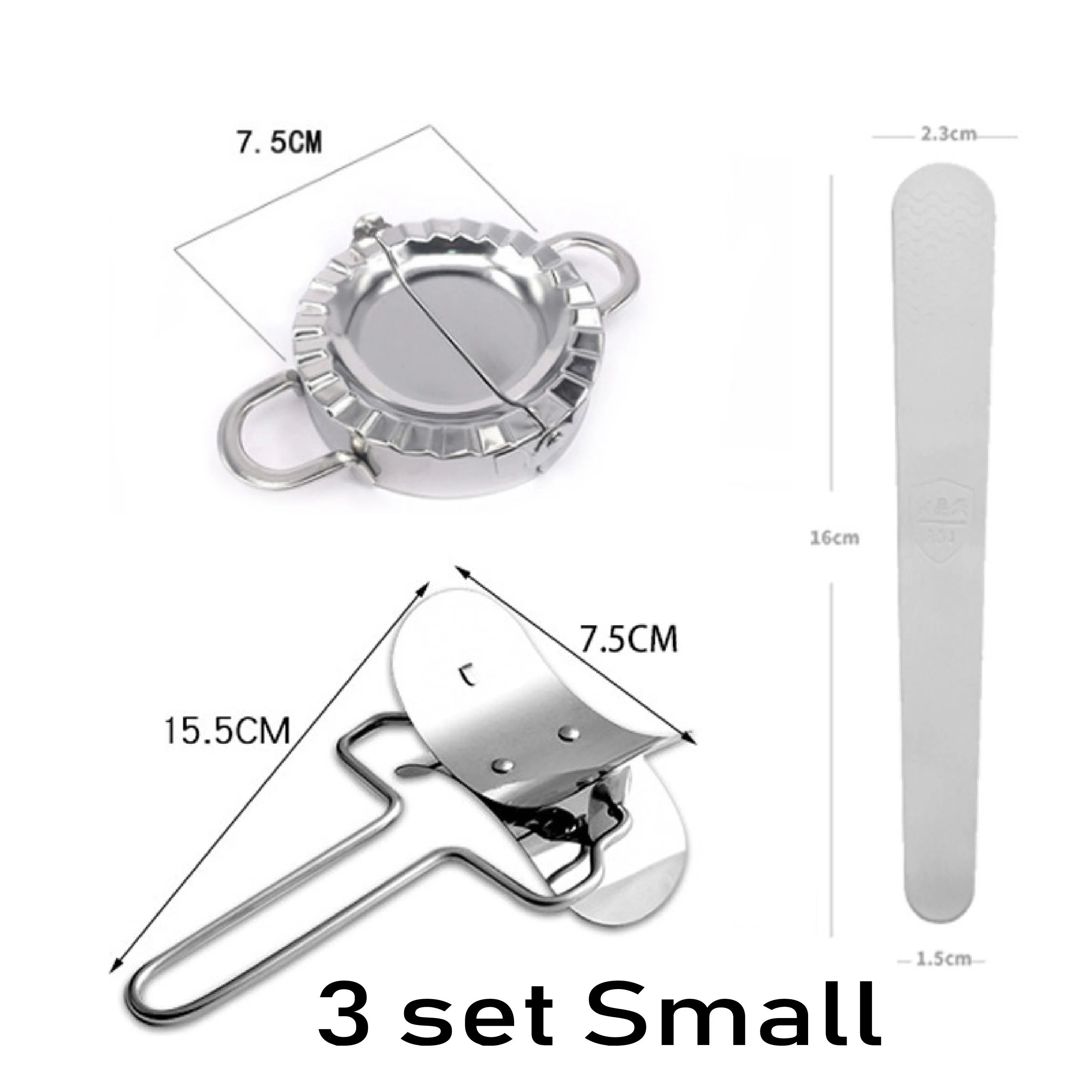 
Chinese Pie Dumpling Maker Set and Cutter, Press Skin Maker Stuffing Spoon , Ravioli Empanadas Press Mold Kitchen Accessories 