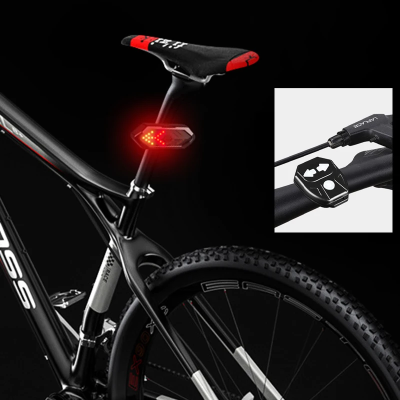 2021 5 led modes Outdoor waterproof 4 in 1 Wireless remote control USB Rechargeable Safety Warning speaker bicycle light