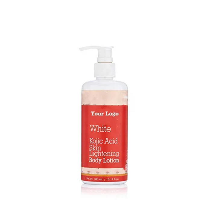 Semi-manufactured goods bleaching lotion for Duck skin,Dark Spot Elimination Kojic acid Skin Lightening Body Lotion