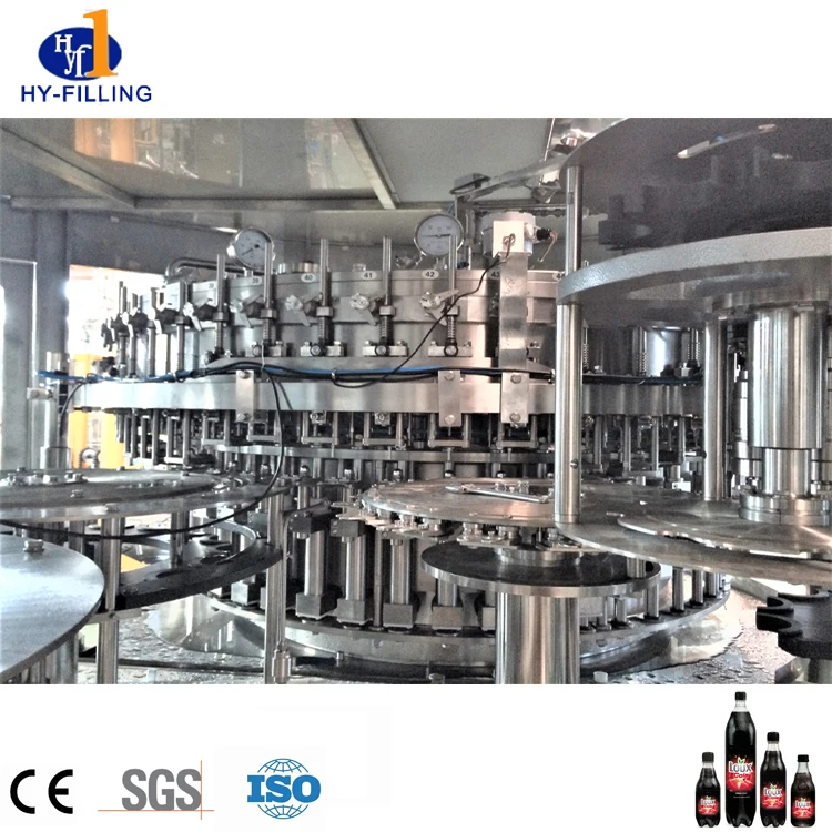 exact filling valve PET CSD Filling Machine 3 In 1 energy drink manufacturing equipment