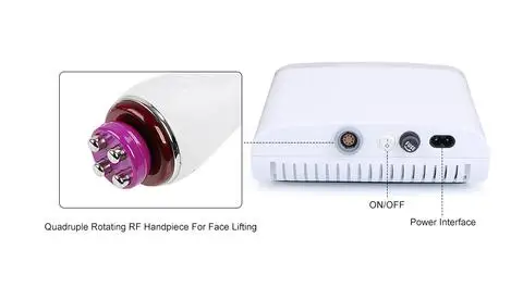 Portable Rotating 360 RF Skin Rejuvenation Radio Frequency Wrinkle Removal Beauty Machine