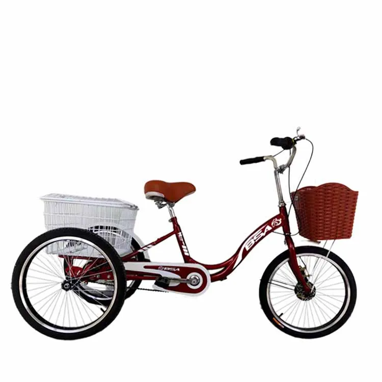 2021 новый стиль грузовой велосипед 20 дюймов 3 трицикл трехколесный грузовой погрузчик для взрослых цена