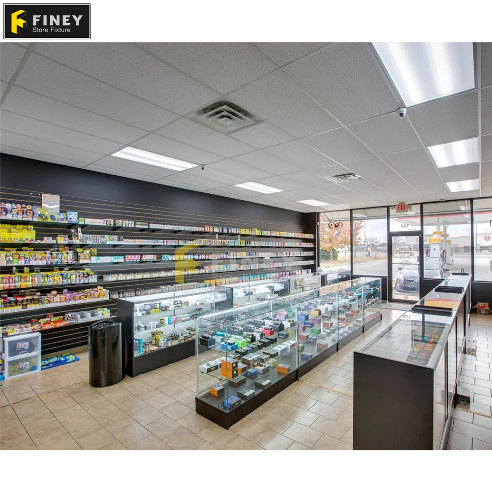 Стеклянные витрины для табачного магазина