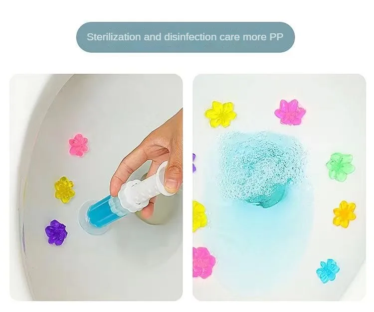 High Quality Disposable Bathroom Toilet Fragrance Deodorizer Gel Effective in Removing Odor and Stains Scented Cleaner
