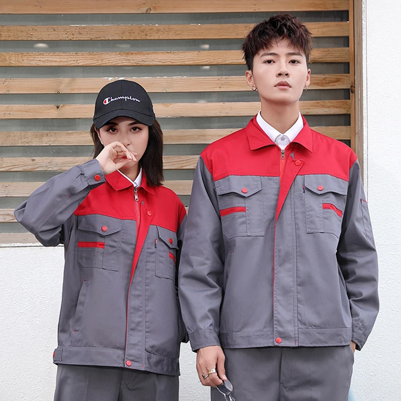 
High Quality Men Summer Safety Fabric Works Clothes Uniform For Plumber 