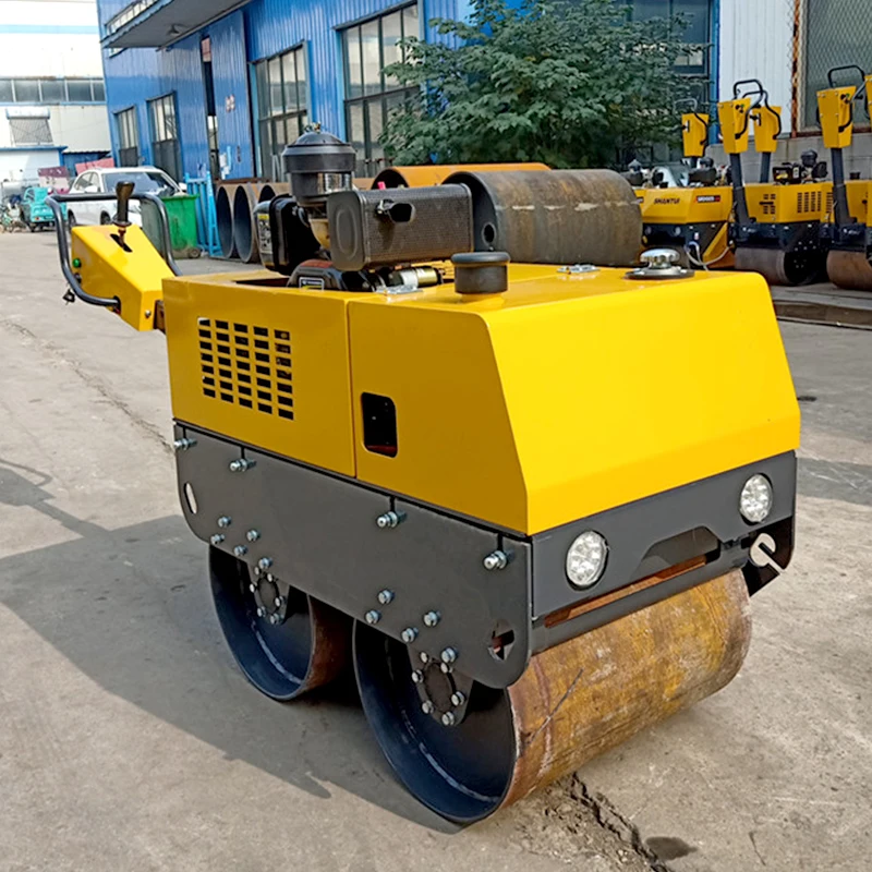 Free Shipping 1 Ton 3 Ton 5  Ton Mini Vibratory  Compactor Asphalt Roller Double Drum Road Roller Diesel Roller