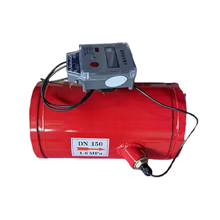 High quality Products 6-inch Ultrasonic  Electromagnetic Flange Digital Converter flow meter