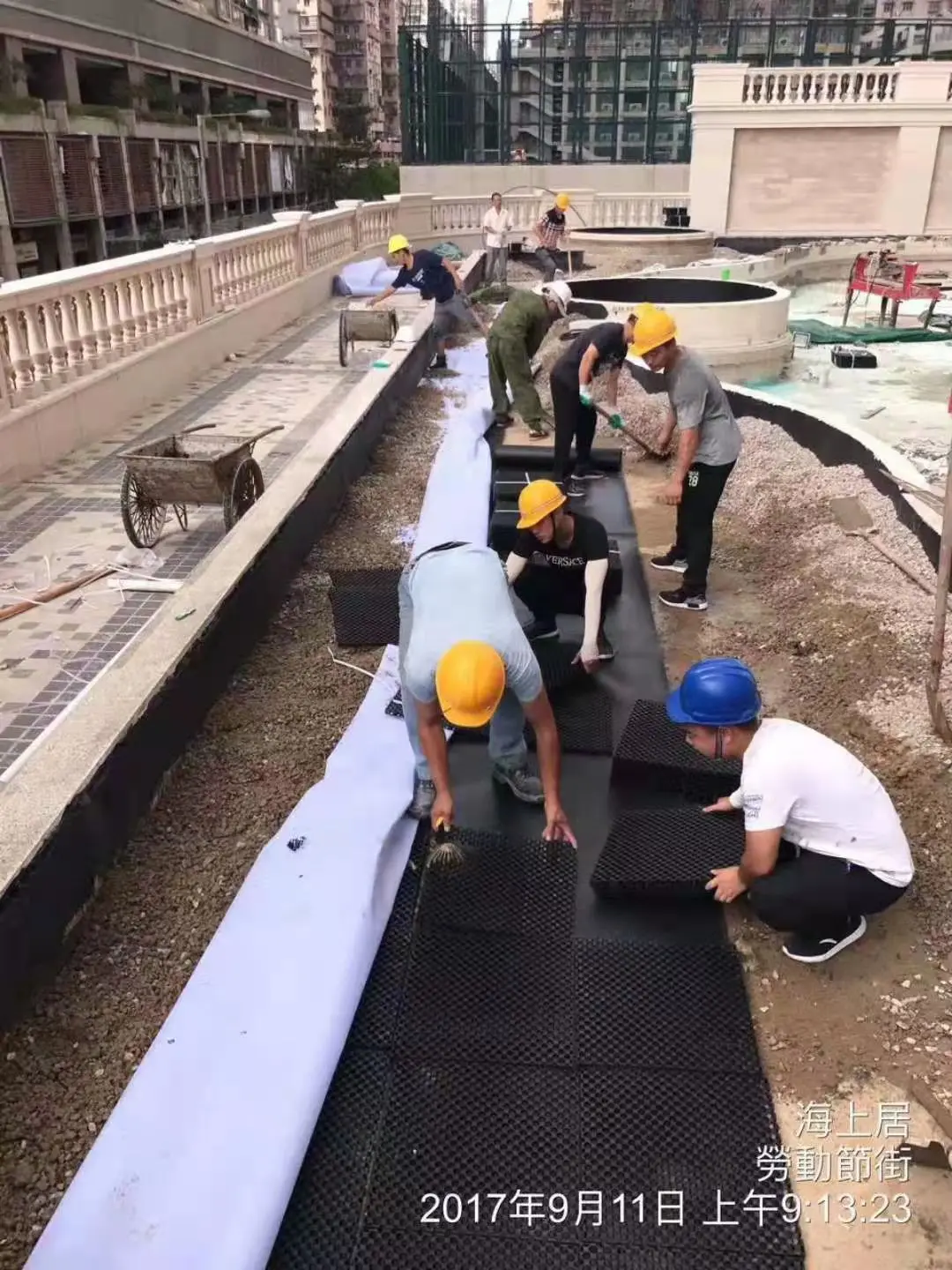 Drain Cell for Synthetic Turf Sports Fields Green Garden Parking Space Artificial Turf Infiltration Drainage Cell