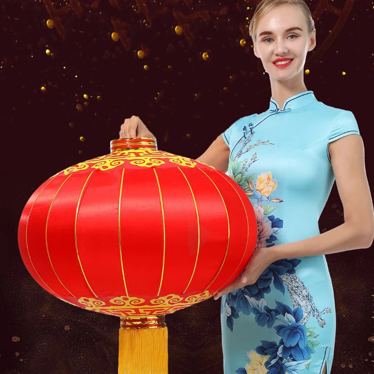 Новогодние подвесные украшения уличные фонарь шелковые Подвески весенние праздничные фонари для китайского красного цвета 001 CN;GUA Lyan