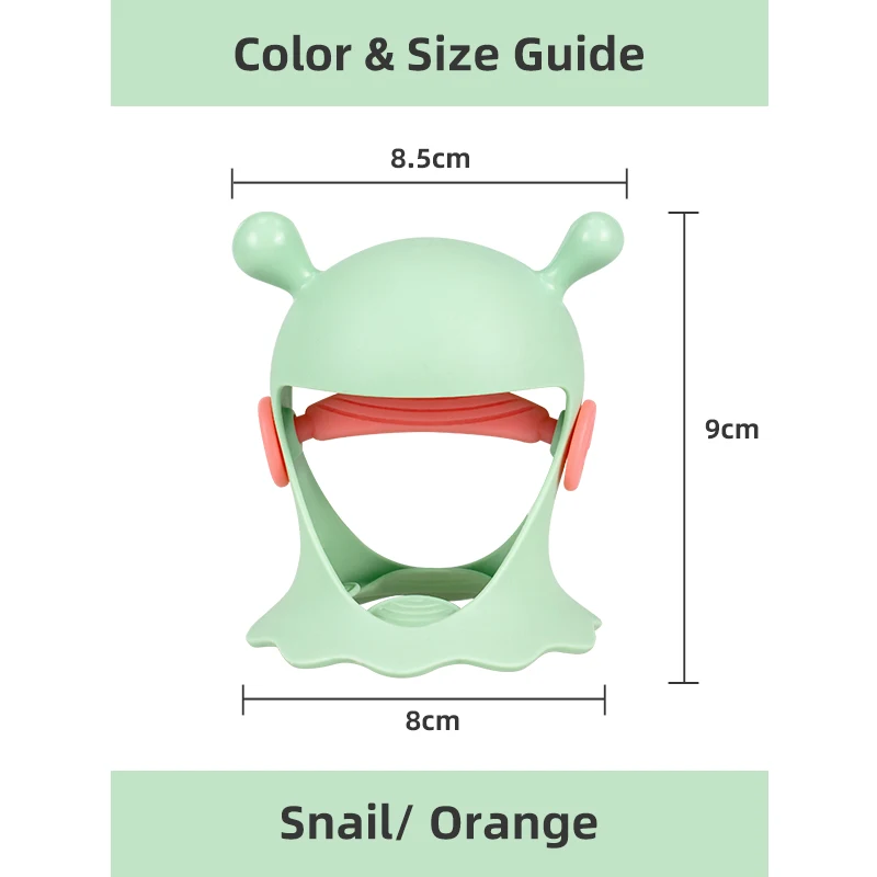 2022 Baby Product  Animal Mushroom Silicone Teething Toys Teether for Boys Girls 3 Months Babies