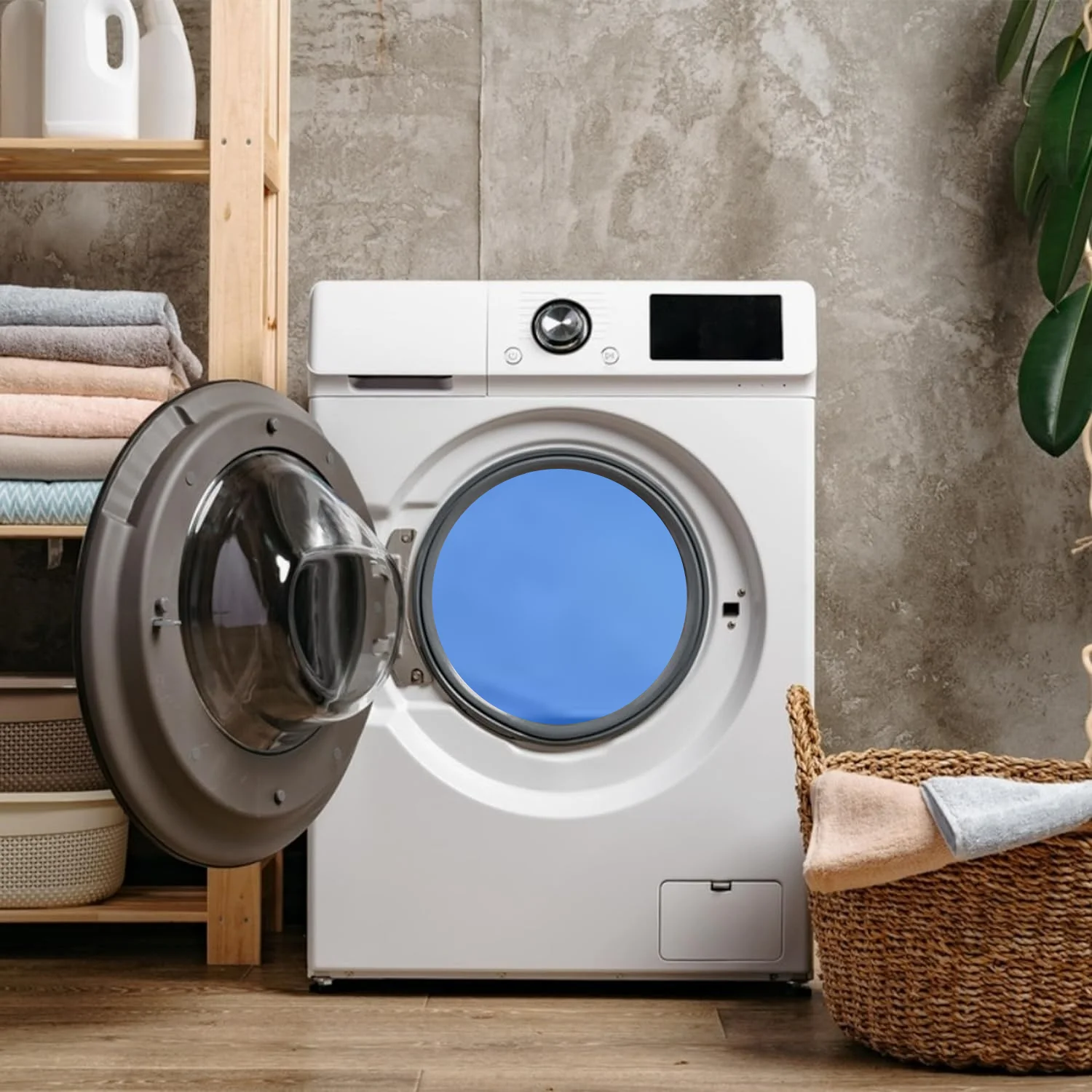 60W Electric under blanket,1-9 heat settings and 1-9h adjustable timer ,non-woven fabric,160*140cm,Blue,rapid heating,double