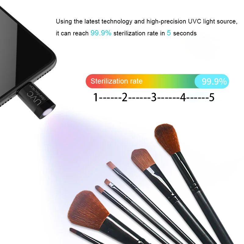 portable multi function portable phone mobile mini UVC Sterilizer B34