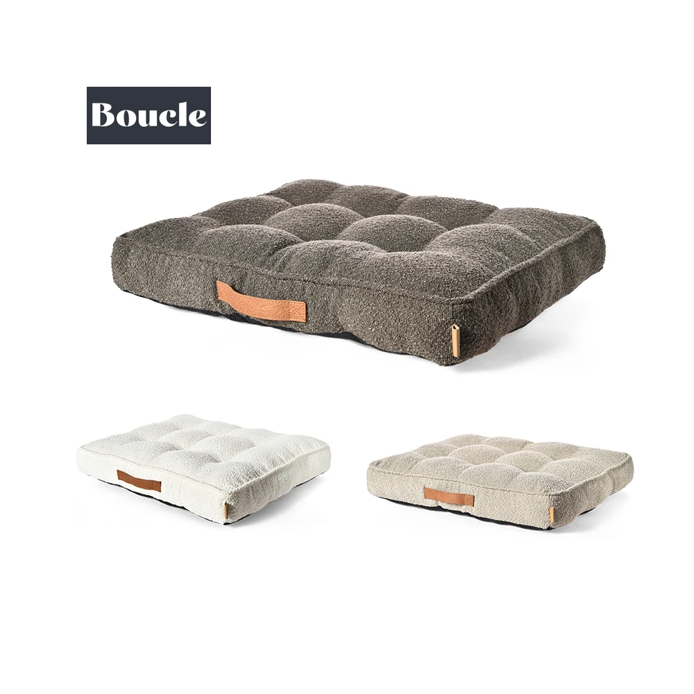 Квадратный матрас для собак оптовая продажа мягкая теплая кровать домашних животных аксессуары подушек большая подушка помещений