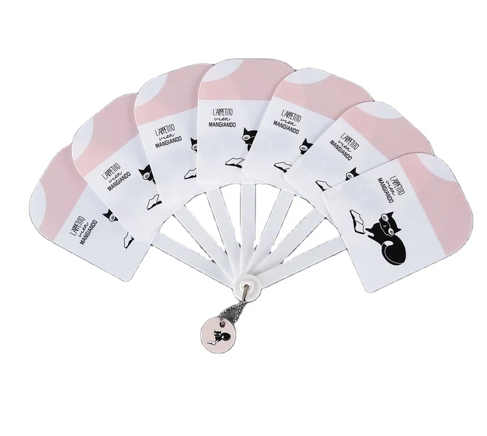 Образец поддержки низкий минимальный заказ Оптовая Продажа Красочные различные конструкции ручной мультфильм детей складные пластиковые ручные вентиляторы