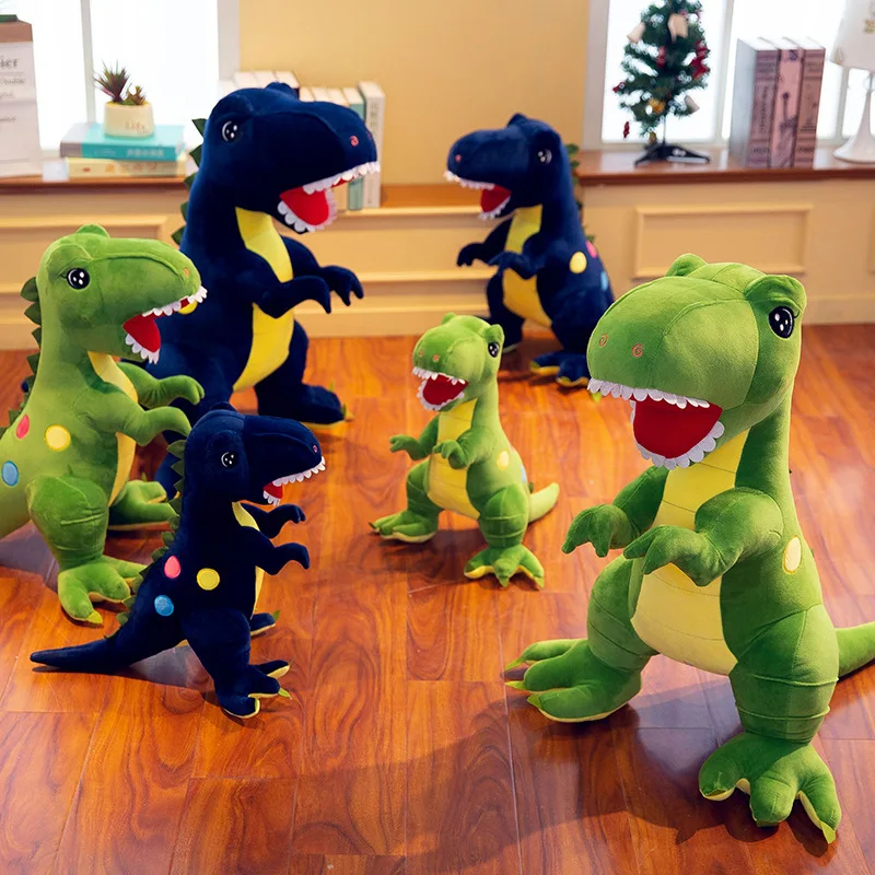 YIWU ALLSHINE 2022  new product cute  plush soft green dinosaur comfortable toys sleeping dinosaur toy