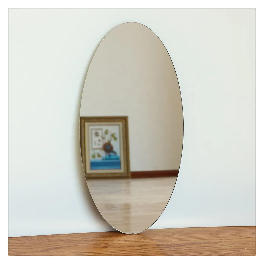 customized 3mm- 8mm silver Mirror glass for bedroom wardrobe furniture wall mounted decorative bath  mirror