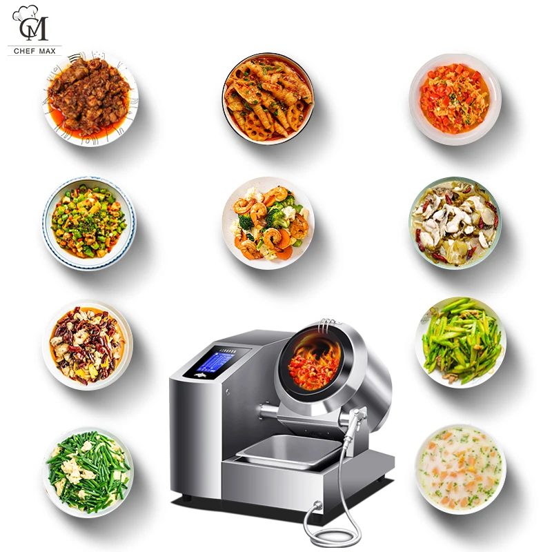 Chefmax Industrial chain restaurant hotel canteen fast food snack shop High Quality Non Stick Fish Potato Candy Cooking Machine