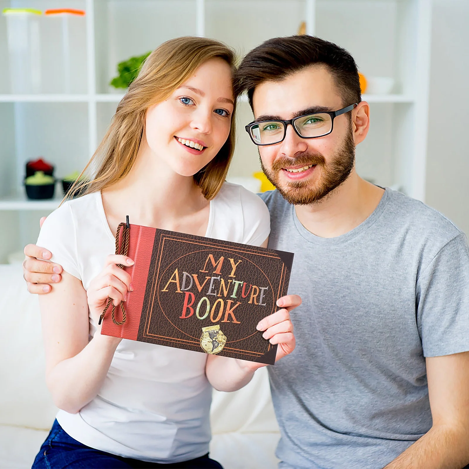 11.6 x 7.5 inches 80 Pages Up Scrapbook Kids Adventure Photo Album My Adventure Book Scrapbook DIY