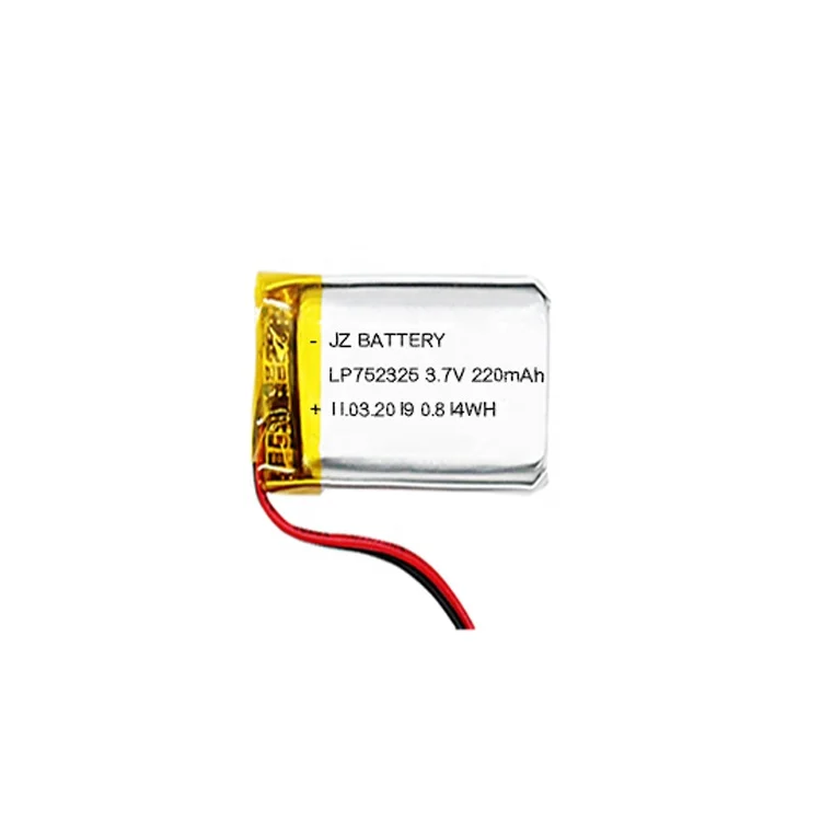 Rechargeable 501730 3.7V 200mah 0.74wh lithium polymer battery