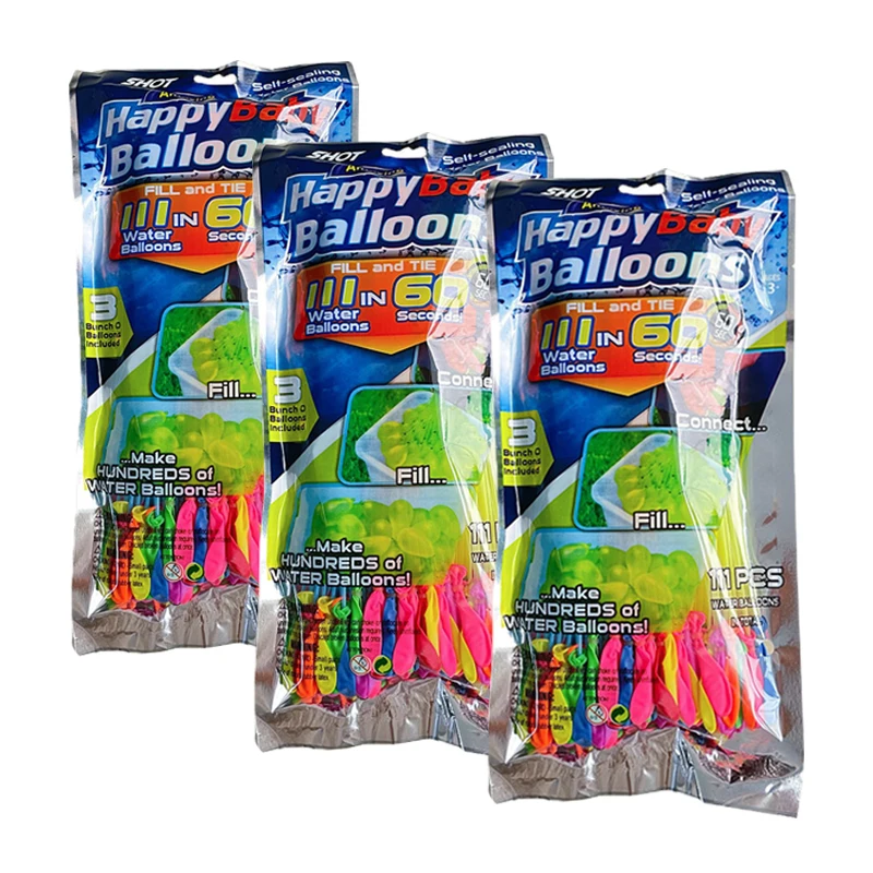 Wholesale Multi-Colored Auto Filling Water Balloons Water Balloons Quick Fill For Outdoor Family Easy Fill Water Balloons